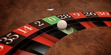 Mobile phone displaying live casino table interface
